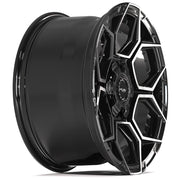 18x9 4PS26 Gloss Black Brushed with Tinted Clear - 6x135 + 6x139.7 +18ET