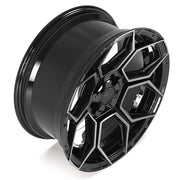 20x9 4PS26 Gloss Black Brushed with Tinted Clear - 5x127 + 5x139.7 -6ET