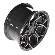 4PLAY 4PS26 20x9 6x135 + 6x139.7 -6et Gloss Black Brushed with Tinted Clear Wheel SET