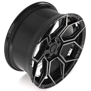 22x10 4PS26 Gloss Black Brushed with Tinted Clear - 6x135 + 6x139.7 +0ET