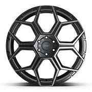 24x10 4PS26 Gloss Black Brushed with Tinted Clear - 6x135 + 6x139.7 +24ET