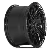 17x9 4PS28 Gloss Black Brushed with Tinted Clear - 6x135 + 6x139.7 +18ET