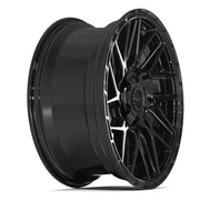 20x9 4PS28 Gloss Black Brushed with Tinted Clear - 6x135 + 6x139.7 +18ET