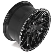 20x9 4PS28 Gloss Black Brushed with Tinted Clear - 6x135 + 6x139.7 -6ET