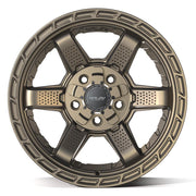 Set(4) 17x9 4PS63 Satin Bronze - 5x127 &amp; 5x139.7 -6ET with 33x12.50r17 TBB TS-57 RT Tires &amp; TPMS