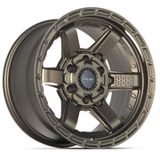 Set(4) 17x9 4PS63 Satin Bronze - 6x135 &amp; 6x139.7 -6ET with 33x12.50r17 TBB TS-57 RT Tires