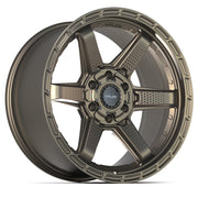 20" 4PLAY Wheels fit GM-Ford-Lincoln-Nissan-Toyota - 4PS63 Satin Bronze 20x9, Bridgestone Tires Set