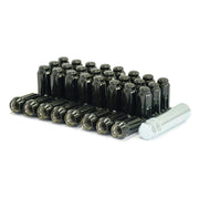 Black - Truck Spline Lug Kit - Set of 32 - 14x1.50mm