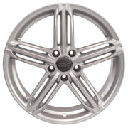 OE Wheels AU12 18x8 5x112 Gloss Silver Wheels 245-40-18 Ironman iMove GEN 2 Tires SET