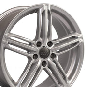 18x8 AU12 Gloss Silver - 5x112 +35ET