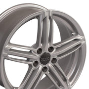 18x8 AU12 Gloss Silver - 5x112 +35ET