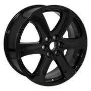 Set(4) 20x8 BK05 Gloss Black - 6x120 +50ET