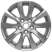 17x7 BK06 Gloss Silver Machined - 5x120 +42ET