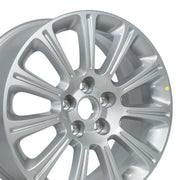 18x8 BK07 Gloss Silver - 5x120 +42ET