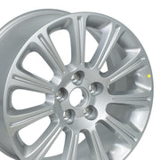 18x8 BK07 Gloss Silver - 5x120 +42ET