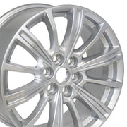 Set(4) 18x8 CA21 Gloss Silver - 6x120 +50ET