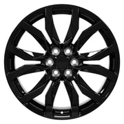 Set(4) 20x8 CA23 Gloss Black - 6x120 +50ET