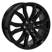 Set(4) 20x8 CA23 Gloss Black - 6x120 +50ET