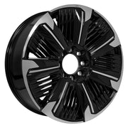 Set(4) 24x9 CA24 Gloss Black Machined with Gloss Black Insert - 8x165.1 +35ET