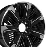 24x9 CA24 Gloss Black Machined with Gloss Black Insert - 8x165.1 +35ET