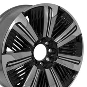 Set(4) 24x9 CA24 Gloss Black with Polished Face - 8x165.1 +35ET