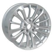 Set(4) 18x8.5 CA25 Gloss Silver Machined - 5x120 +42ET
