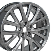 Set(4) 20x8.5 CA26 Gloss Hyper Silver - 5x120 +37ET