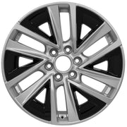 21x9.5 CA27 Gloss Silver with Gloss Black Inserts - 6x139.7 +38ET