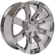 Set(4) 20x8.5 CA82 Chrome - 6x139.7 +31ET with 275/55r20 Ironman iMove GEN 2 SUV Tires &amp; TPMS