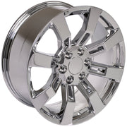 OE Wheels CA82 20x8.5 6x139.7 Chrome Wheels 275-55-20 Goodyear Eagle LS2 Tires SET