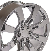 Set(4) 22x9 CA82 Chrome - 6x139.7 +31ET