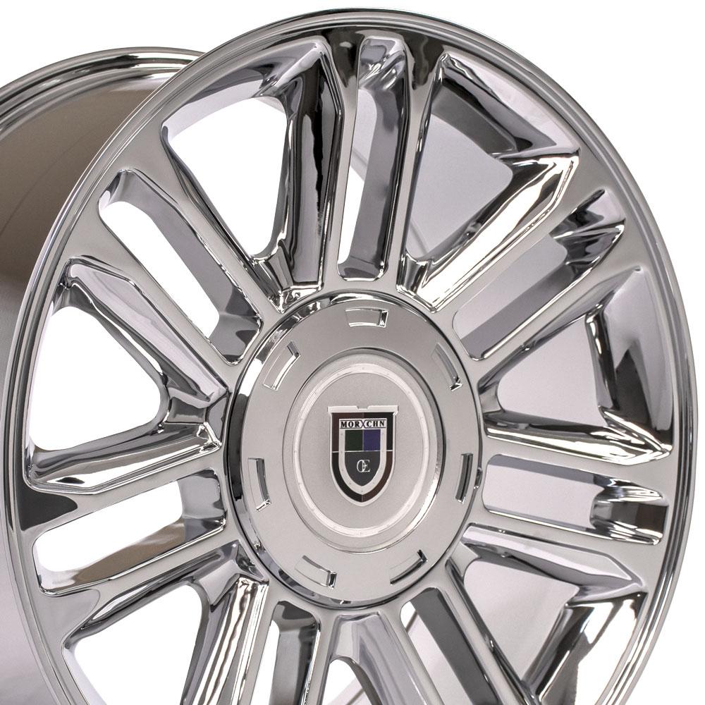 Cadillac Wheels - CA83 Cadillac Escalade Wheels - Chrome Cadillac Rims ...