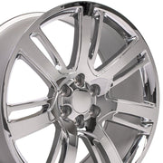 Set(4) 24x10 CA88 Chrome - 6x139.7 +31ET