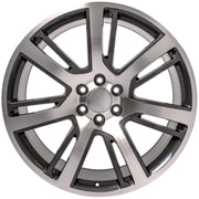 24x10 CA88 Gloss Gunmetal Machined - 6x139.7 +31ET