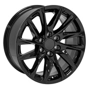 20" Replica Wheels fit Cadillac Escalade - CA90 Gloss Black 20x9, Sailun Tires Set