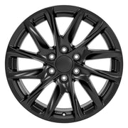 OE Wheels CA90 20x9 6x139.7 28et Satin Black Wheel SET