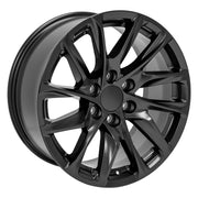 OE Wheels CA90 20x9 6x139.7 28et Satin Black Wheel SET