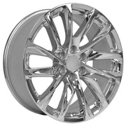 OE Wheels CA90 22x9 6x139.7 Chrome Wheels 285-45-22 Sailun TerraMax RT Tires TPMS SET