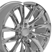 Set(4) 22x9 CA90 Chrome - 6x139.7 +28ET