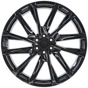 Set(4) 26x10 CA90 Gloss Black - 6x139.7 +28ET with 295/30r26 Atlas Force UHP Tires &amp; TPMS