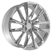 Set(4) 26x10 CA90 Chrome - 6x139.7 +28ET with 295/30r26 Atlas Force UHP Tires &amp; TPMS