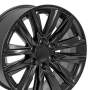 Set(4) 20x9 CA91 Satin Black - 6x139.7 +28ET