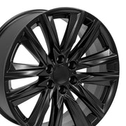 22x9 CA91 Satin Black - 6x139.7 +28ET