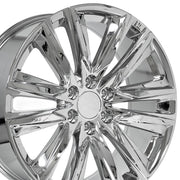22" Replica Wheel fits Cadillac Escalade - CA91 Chrome 22x9