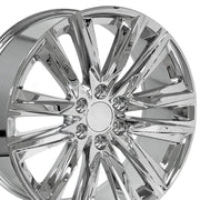 22" Replica Wheel fits Cadillac Escalade - CA91 Chrome 22x9