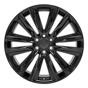 Set(4) 24x10 CA91 Gloss Black - 6x139.7 +28ET with 305/35r24 Ironman iMove GEN 2 Tires