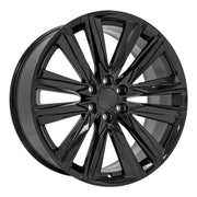 Set(4) 24x10 CA91 Gloss Black - 6x139.7 +28ET with 305/35r24 Ironman iMove GEN 2 Tires