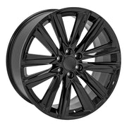 Set(4) 24x10 CA91 Gloss Black - 6x139.7 +28ET with 295/35r24 Ironman iMove GEN 2 Tires