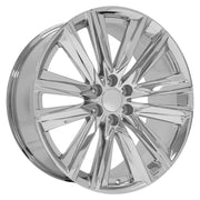OE Wheels CA91 24x10 6x139.7 28et Chrome Wheel SET