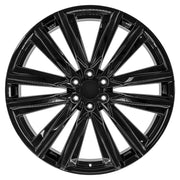 26" Replica Wheels fit Cadillac Escalade - CA91 Gloss Black 26x10, Atlas Tires Set